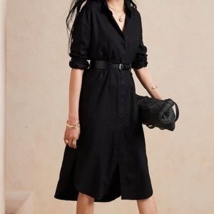 Banana Republic Factory Linen Blend Shirtdress